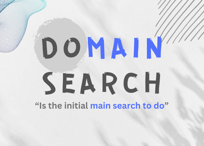 Domain name search - important for beginners